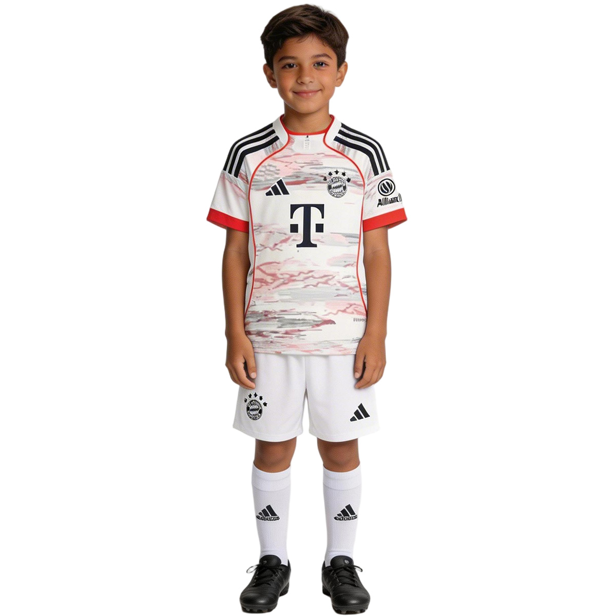 Kids Bayern Munich Away Jersey Full Kit 2025/26