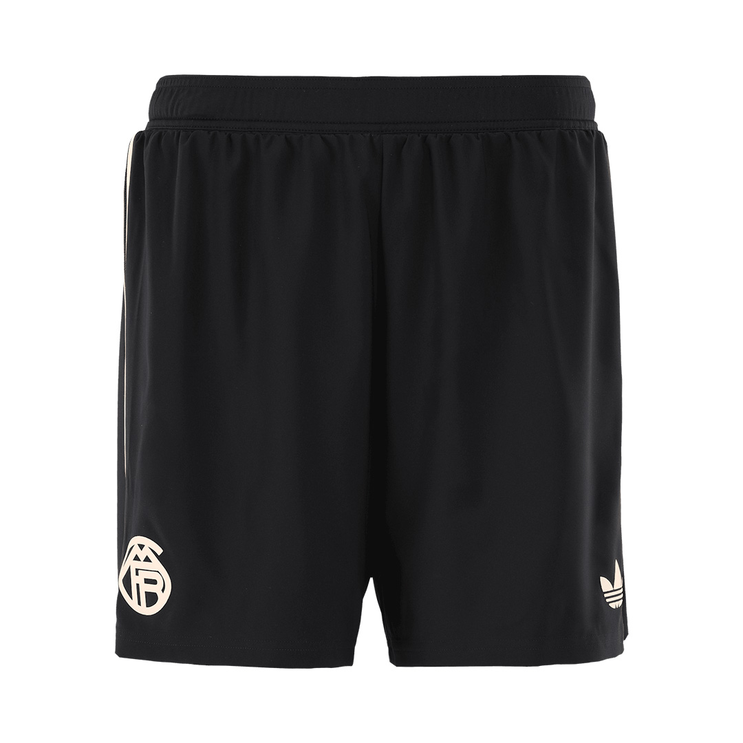 Authentic Bayern Munich Third Away Soccer Shorts 25/26 Black