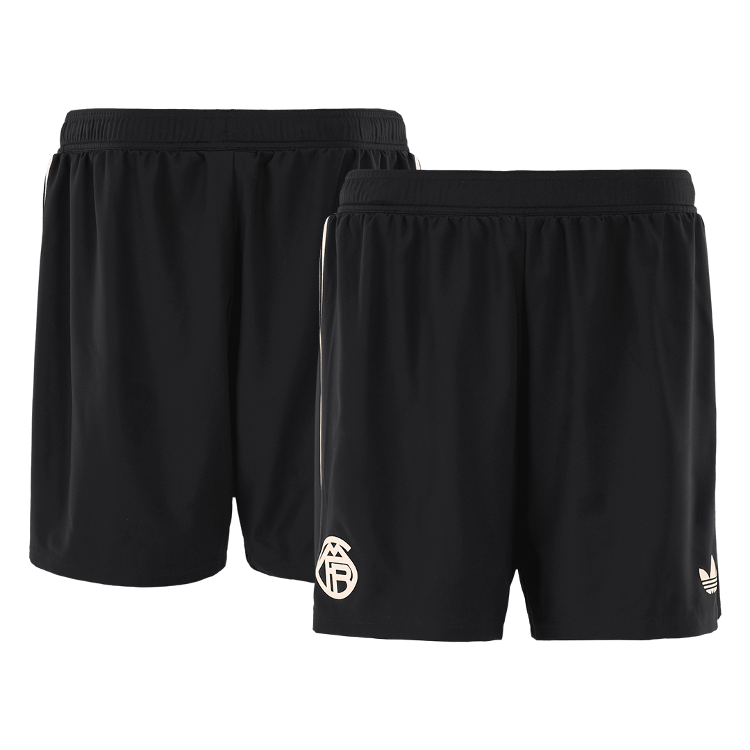 Authentic Bayern Munich Third Away Soccer Jersey Kit(Jersey+Shorts) 25/26 Black