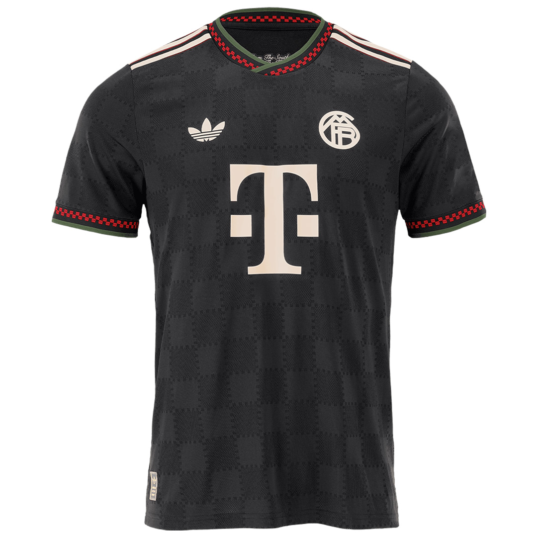 Authentic Bayern Munich Third Away Soccer Jersey 25/26 Black