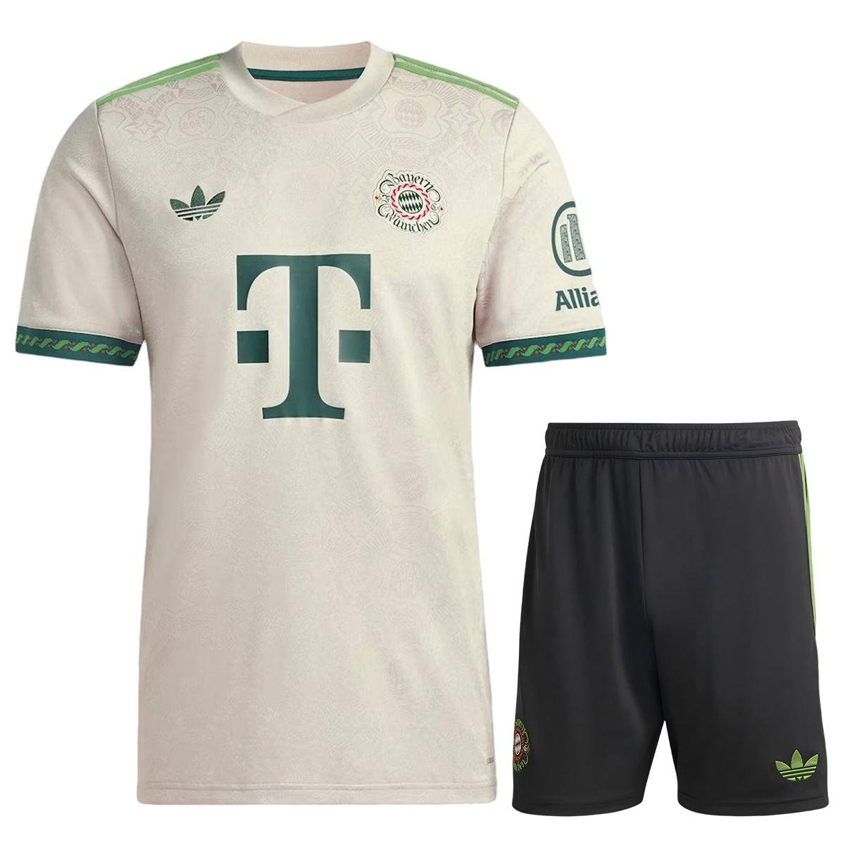 Bayern Munich Wiesn Oktoberfest Jersey Kit(Jersey+Shorts) 25/26 Beige