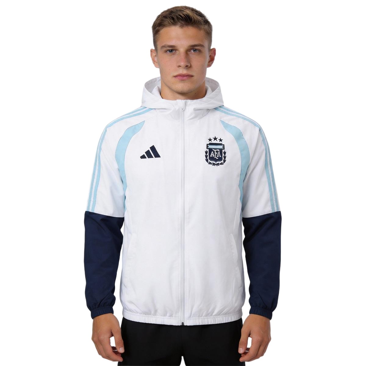 Argentina Hoodie Training Tracksuit Jacket 2026 White