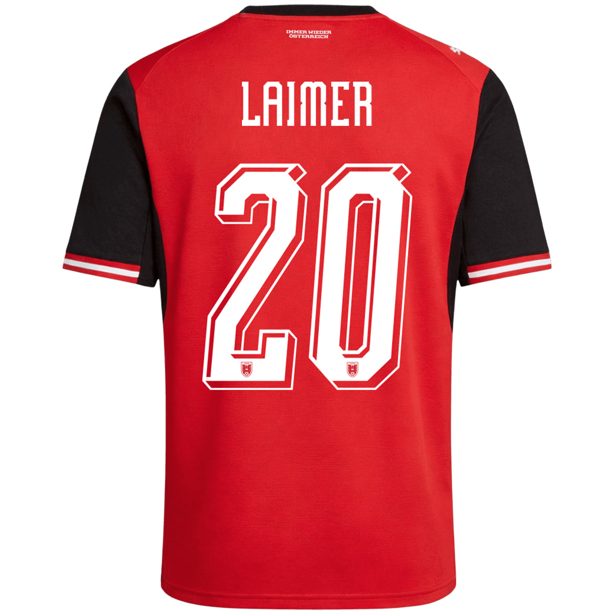 LAIMER#20 Austria Home Soccer Jersey World Cup 2026 Red