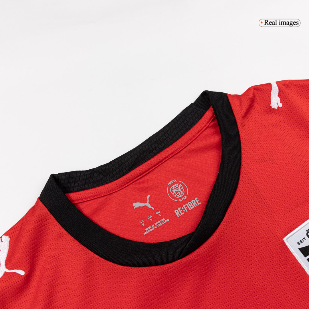 BAUMGARTNER#19 Austria Home Soccer Jersey World Cup 2026 Red