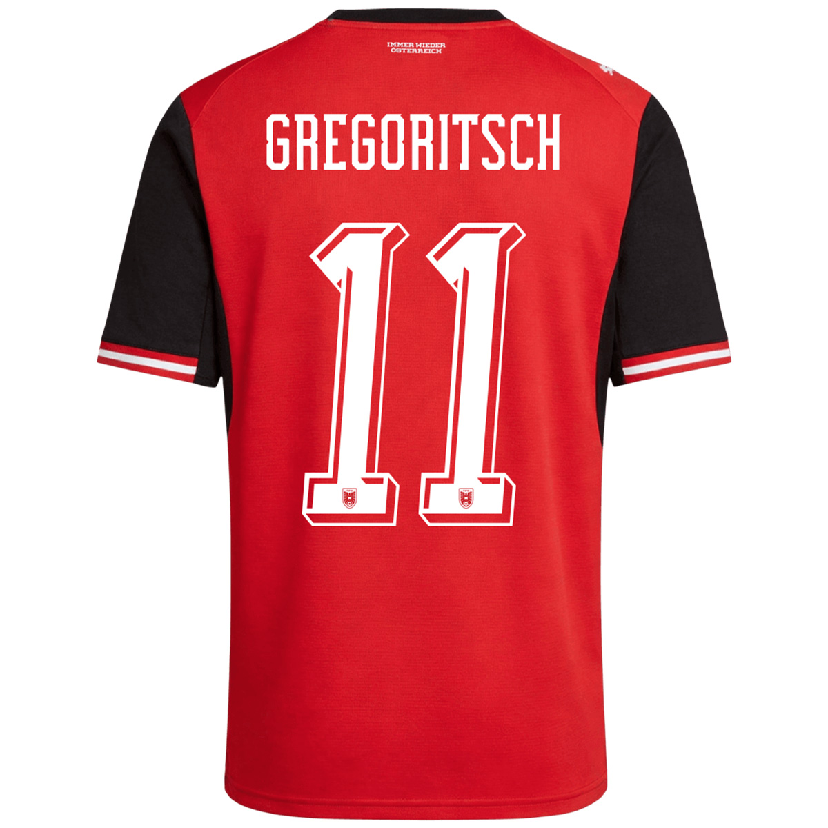 GREGORITSCH#11 Austria Home Soccer Jersey World Cup 2026 Red