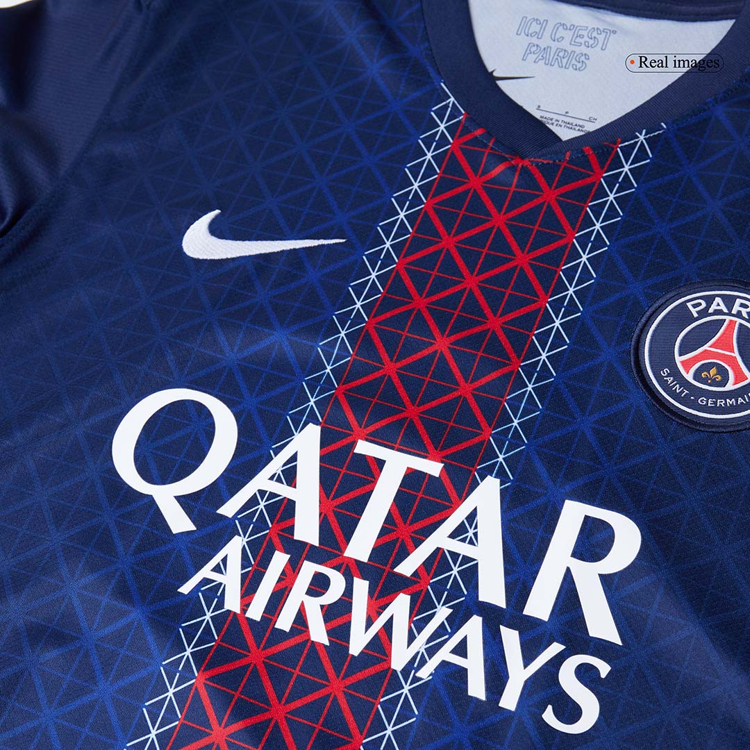 O.DEMBÉLÉ #10 PSG Home Soccer Jersey 2025/26 Navy