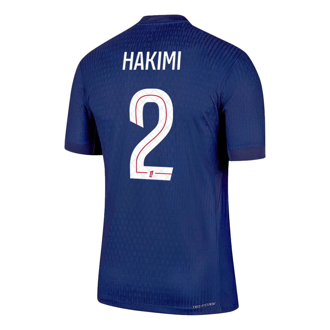 HAKIMI #2 Authentic PSG Home Soccer Jersey 2025/26 Navy