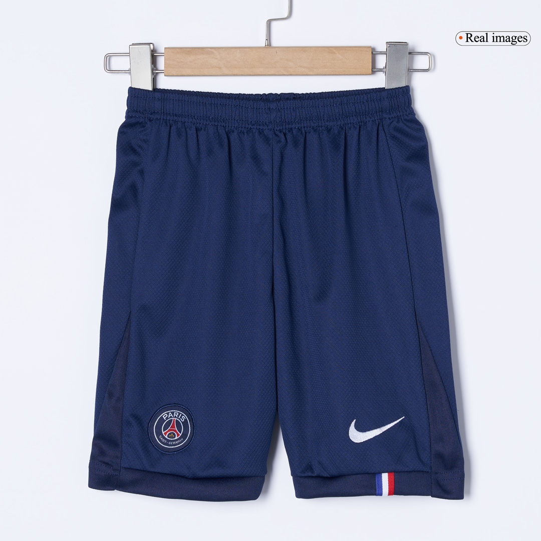 Kid's PSG Home Soccer Jersey Kit(Jersey+Shorts+Socks) 2025/26 Navy