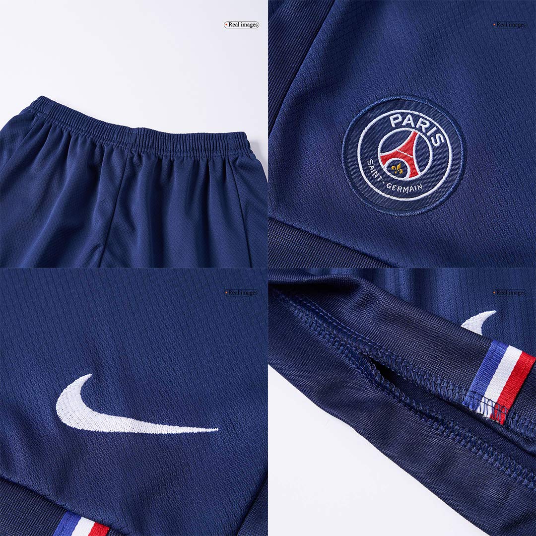 Kid's PSG Home Soccer Jersey Kit(Jersey+Shorts+Socks) 2025/26 Navy