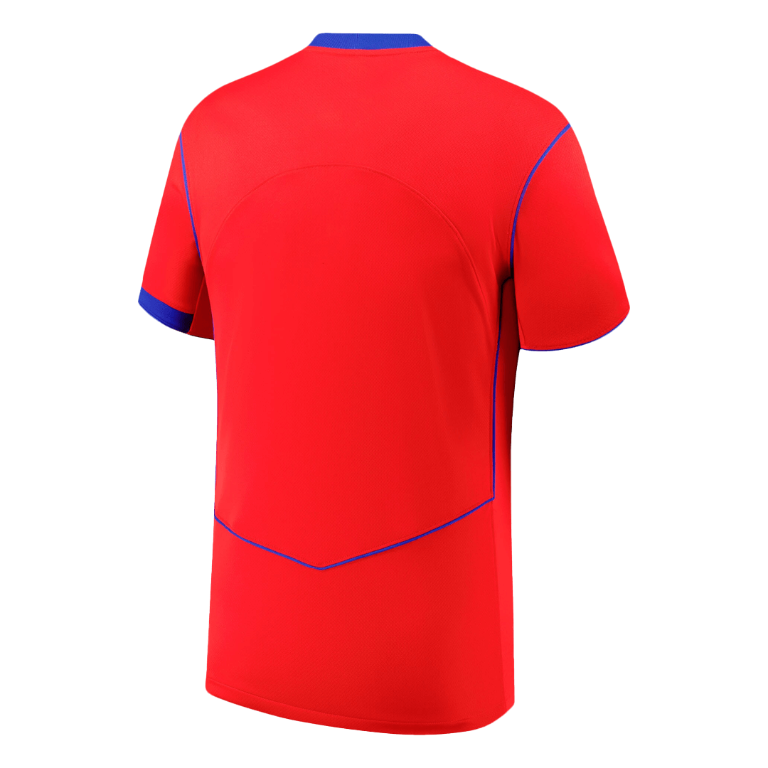 PSG Third Away Soccer Jersey Kit(Jersey+Shorts+Socks) 2025/26  Red