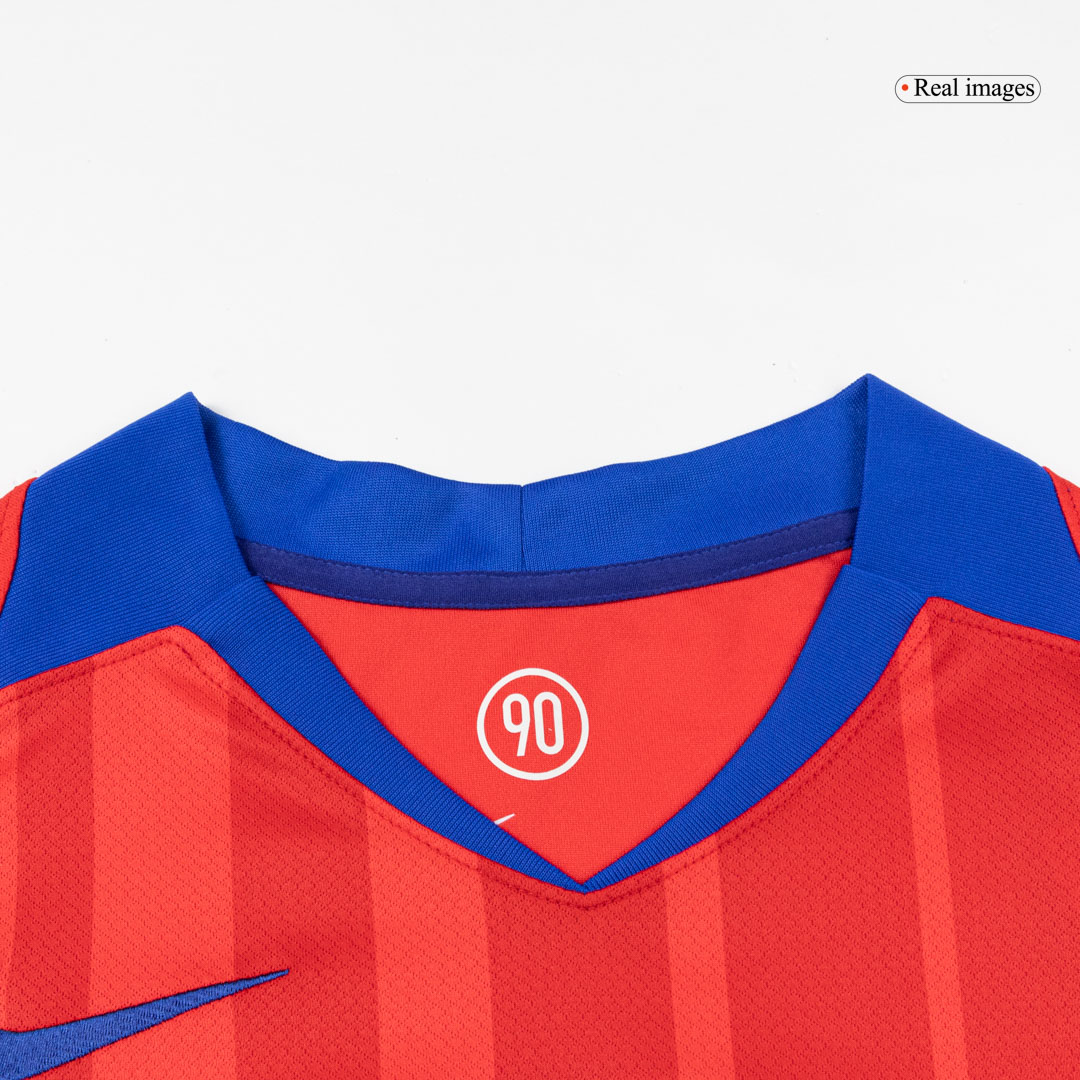 PSG Third Away Soccer Jersey Kit(Jersey+Shorts+Socks) 2025/26  Red
