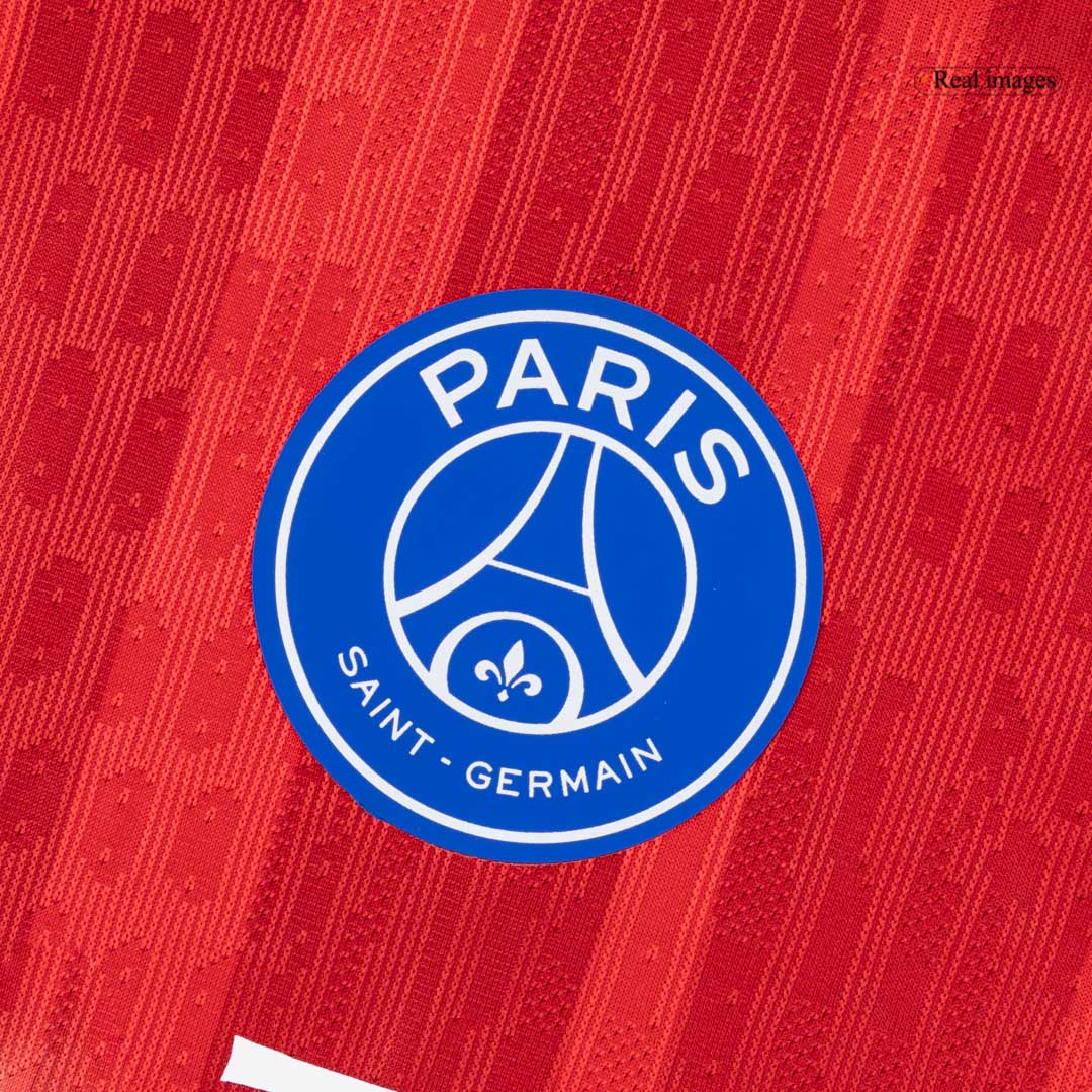 HAKIMI #2 Authentic PSG Third  Soccer Jersey 25/26 Red