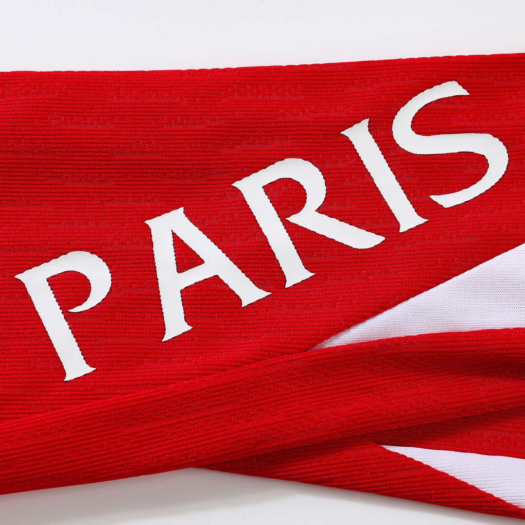 Kid's PSG Zipper Sweatshirt Kit(Top+Pants) 25/26 Red