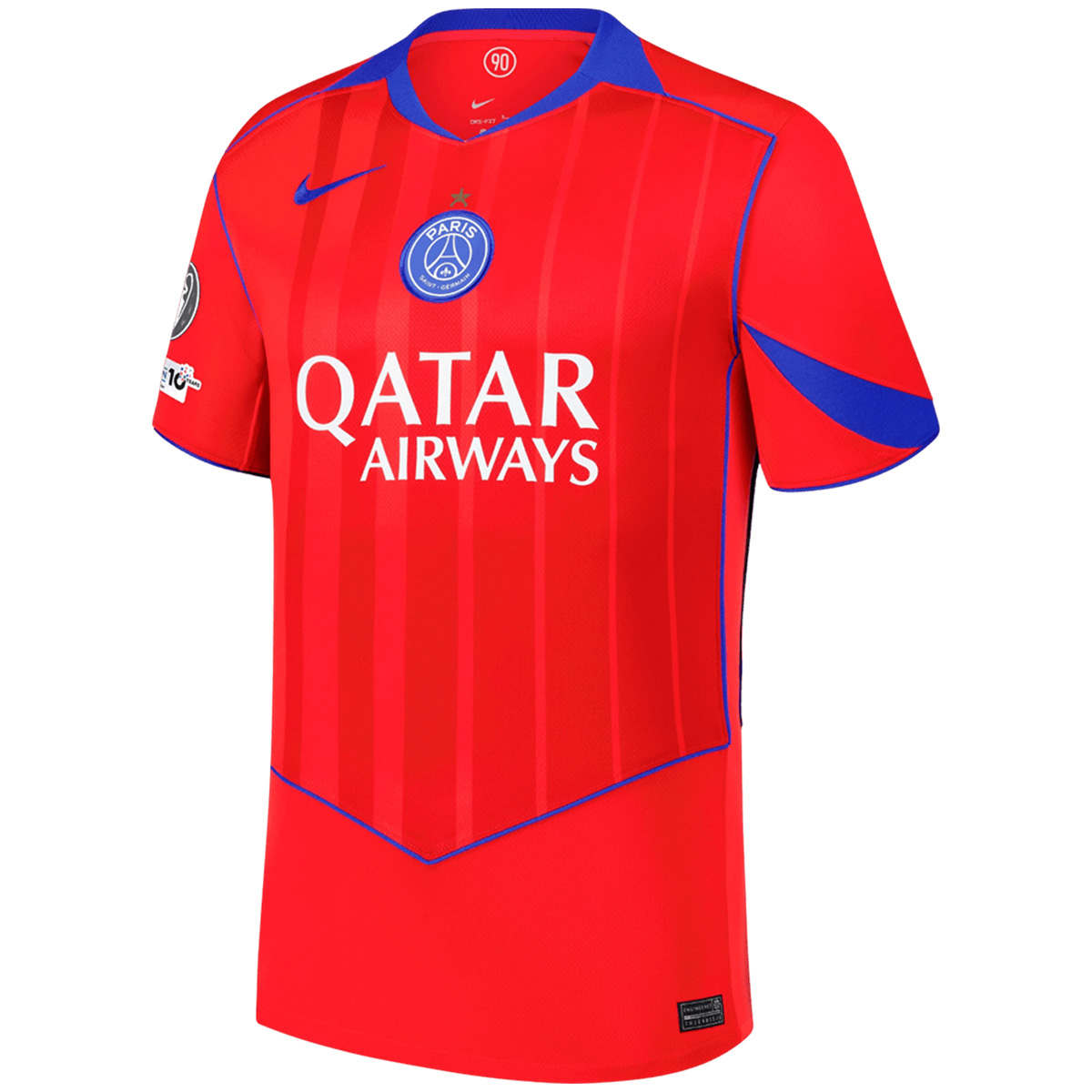 PSG Third Jersey 2025/26 Red-Eiffel Star