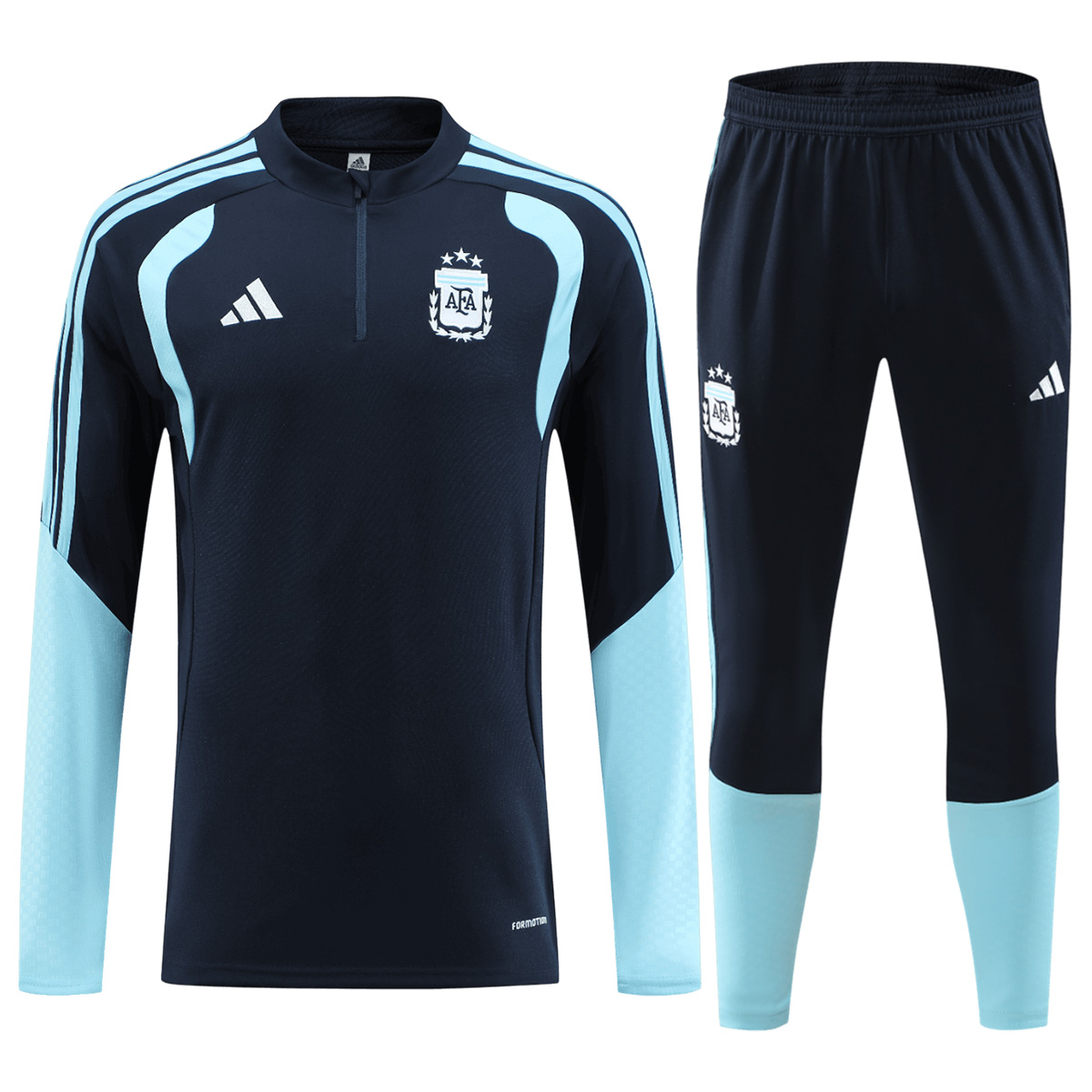 Argentina Zipper Sweatshirt Kit(Top+Pants) 2026 Navy