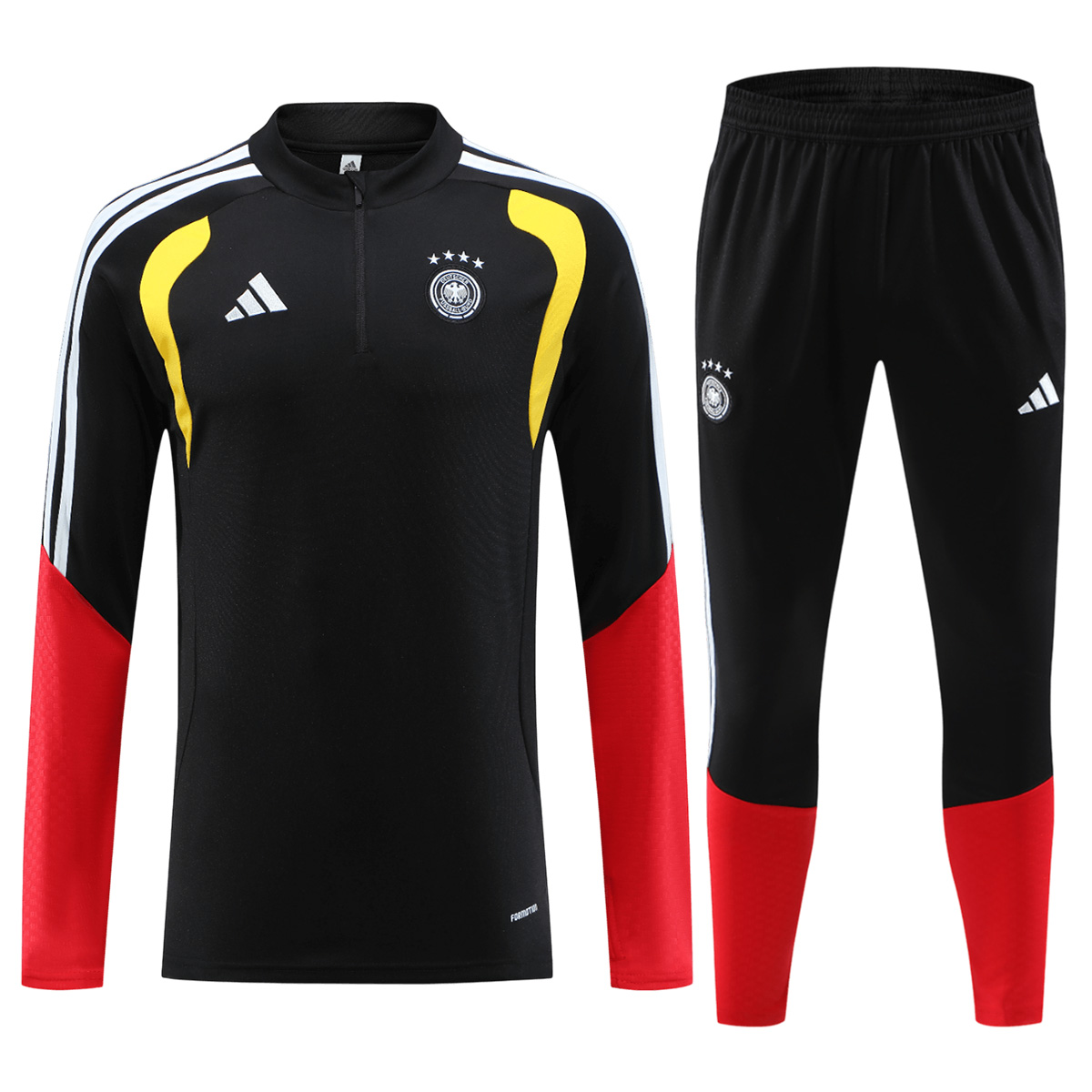 Germany Zipper Sweatshirt Kit(Top+Pants) 2026 Black