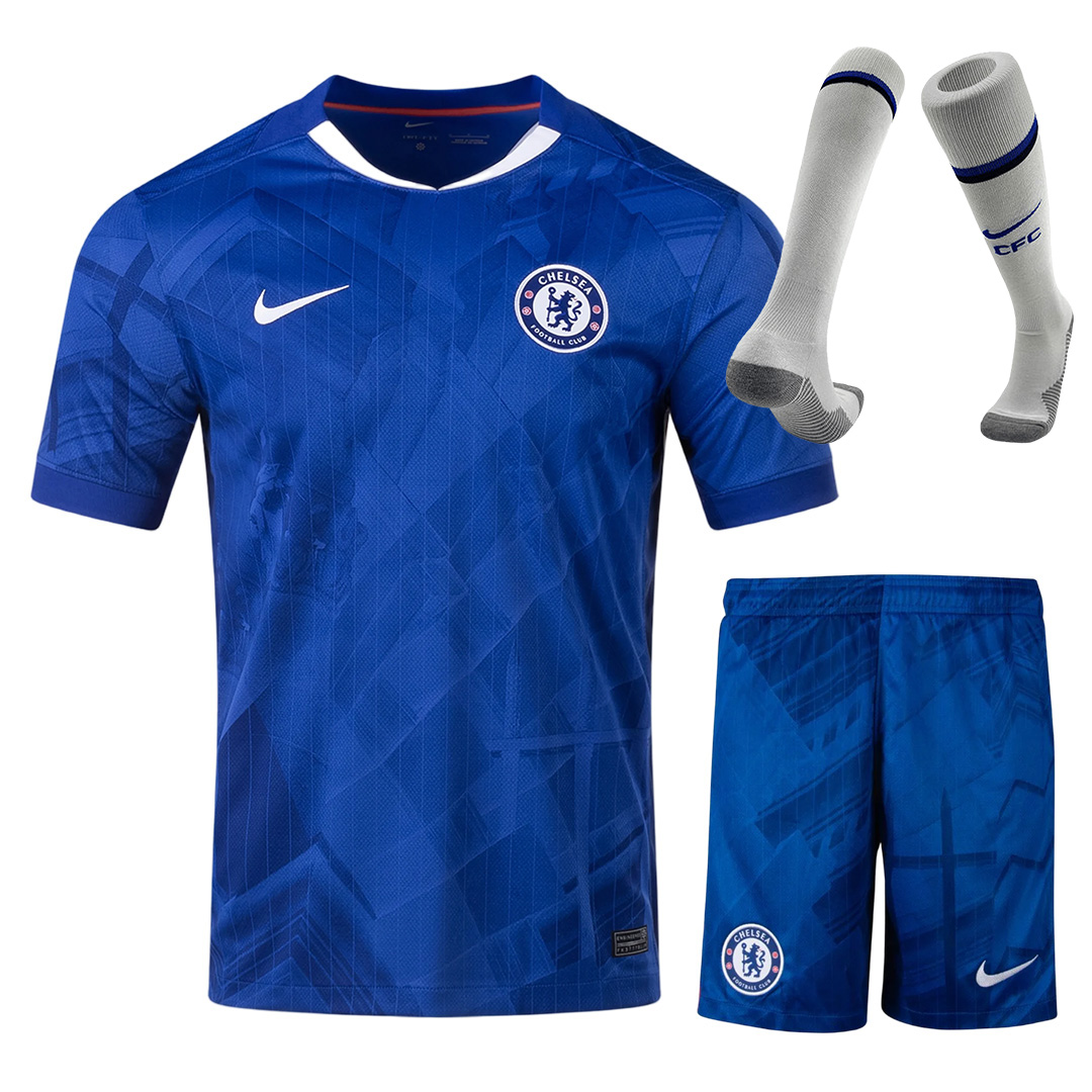 Chelsea Home Soccer Jersey Kit(Jersey+Shorts) 2025/26 Blue