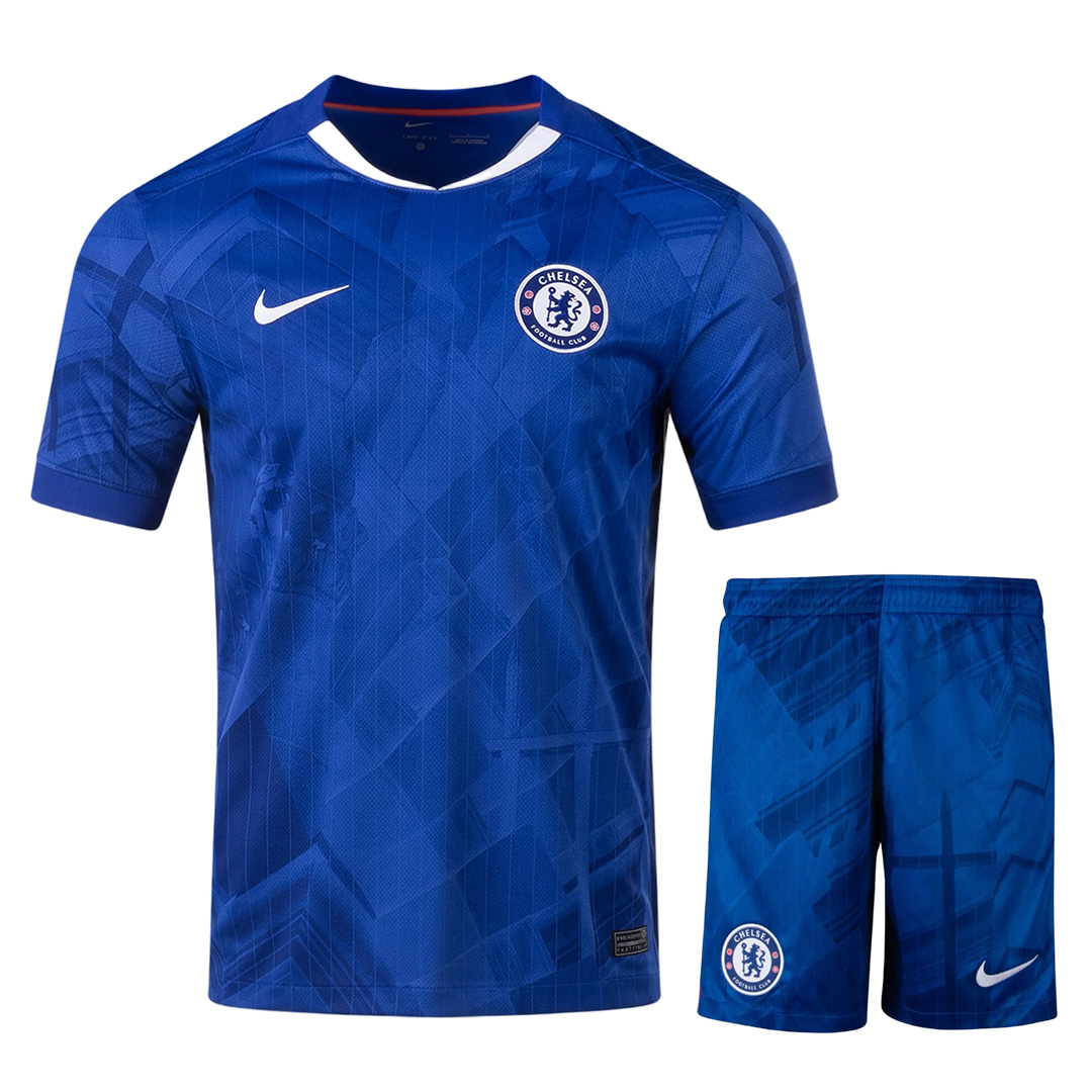 Chelsea Home Soccer Jersey Kit(Jersey+Shorts) 2025/26 Blue