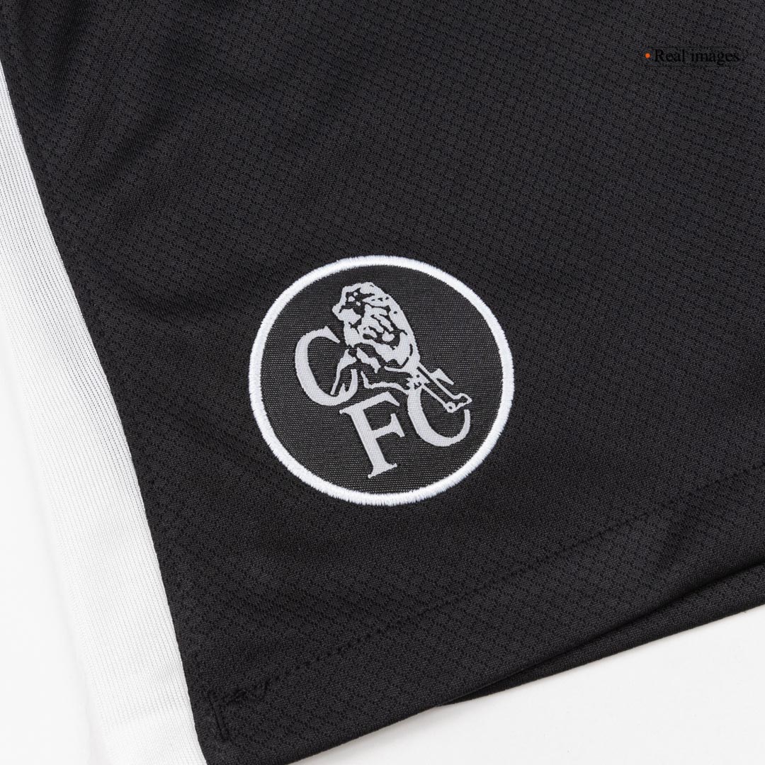 25/26 Chelsea Third Away Soccer Jersey Kit(Jersey+Shorts+Socks) Black