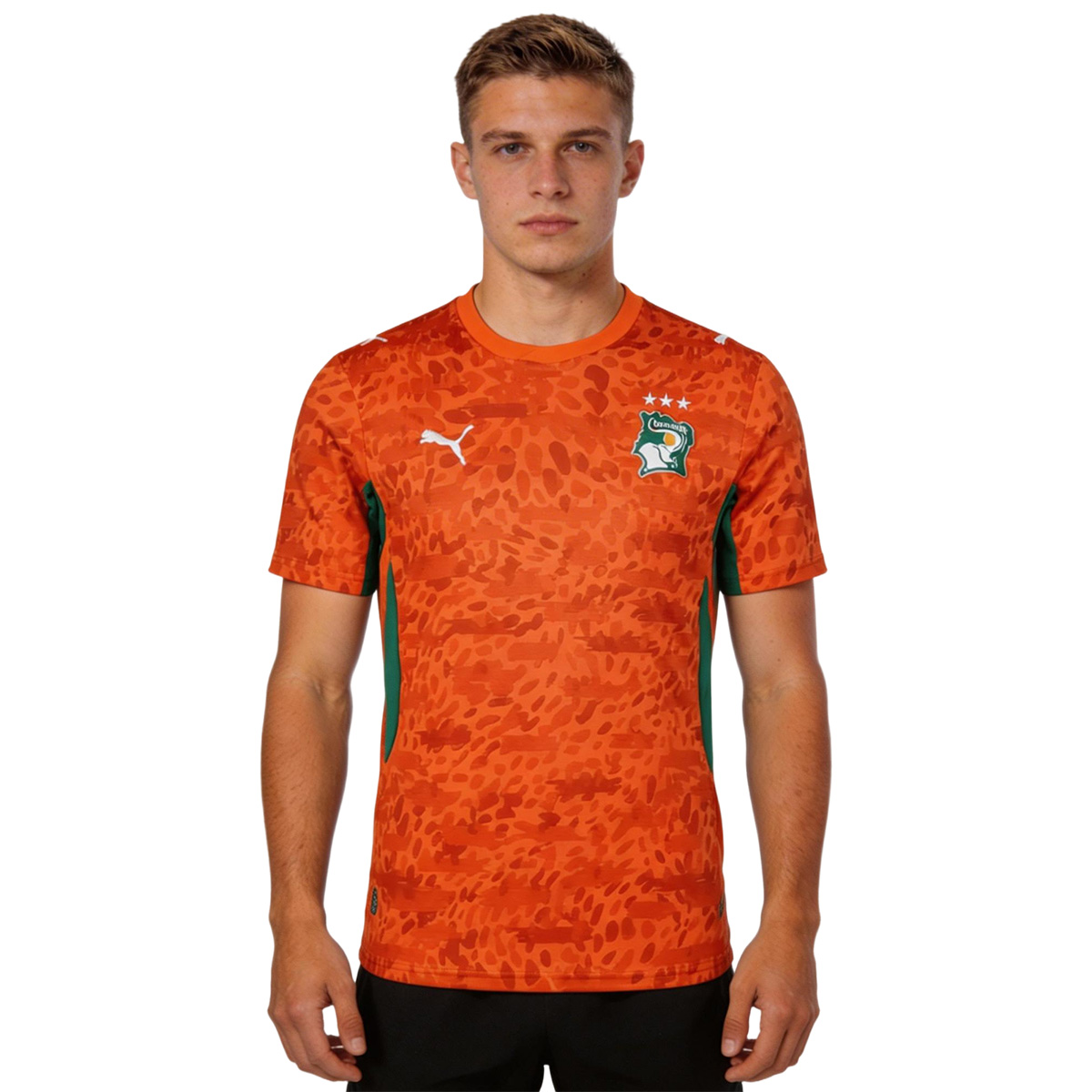 Ivory Coast Home Soccer Jersey World Cup 2026 Orange