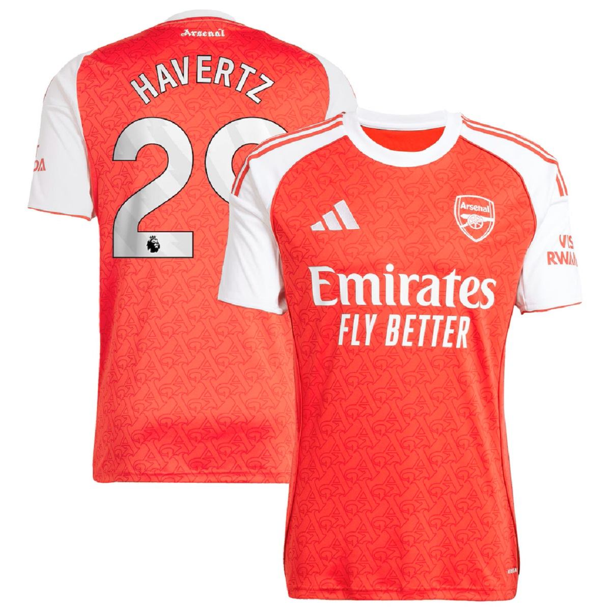 HAVERTZ #29 Arsenal Home Soccer Jersey 2025/26 Red