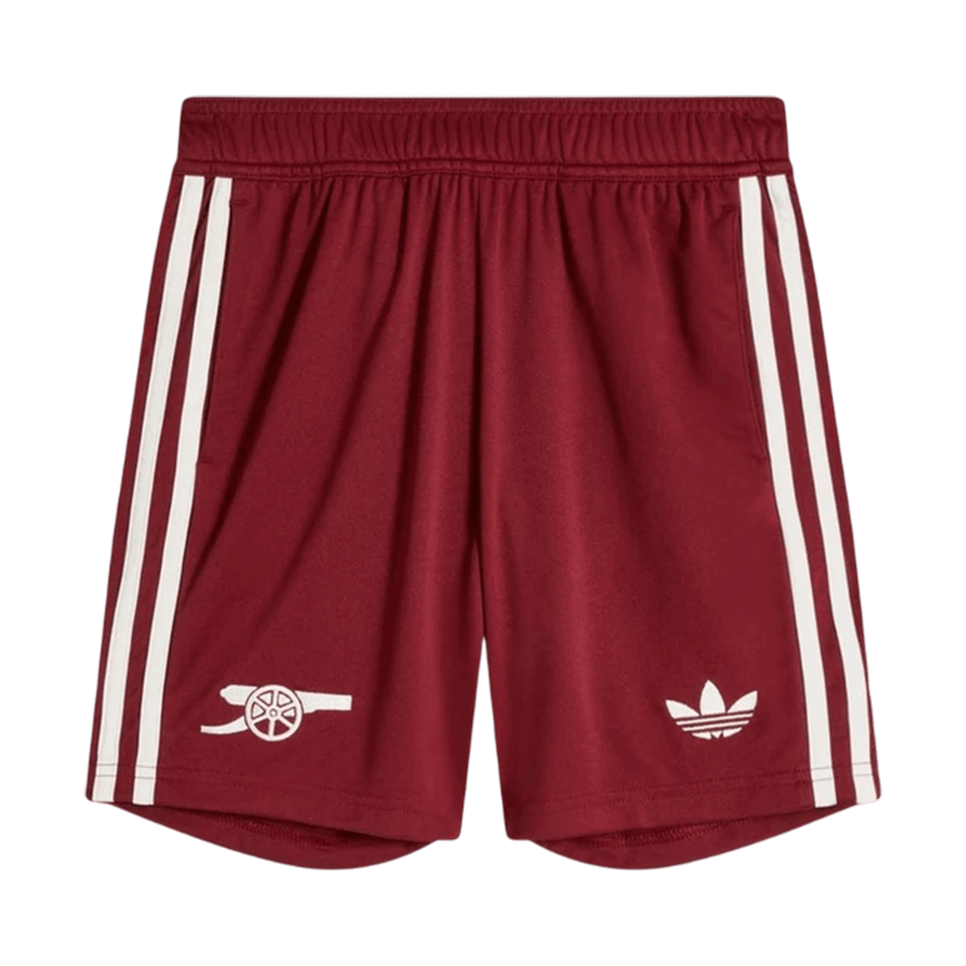 Arsenal Third Soccer Jersey Kit(Jersey+Shorts) 25/26  White