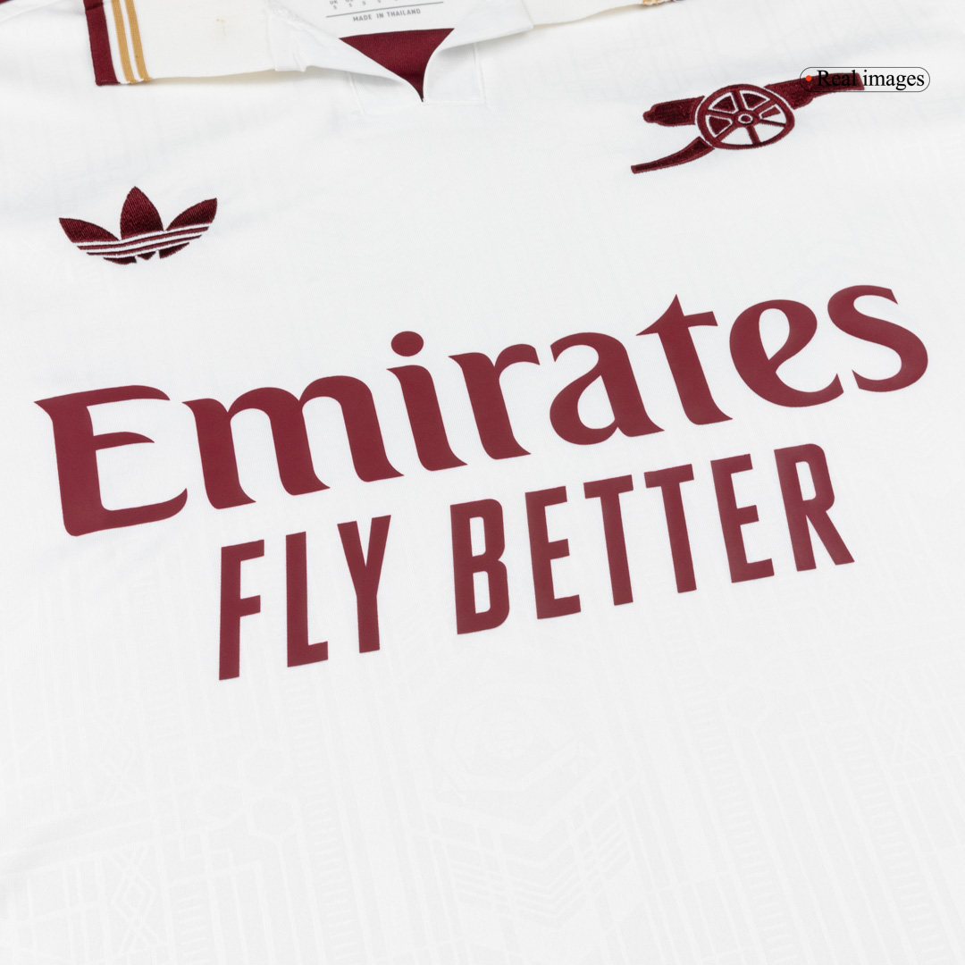 Arsenal Third Soccer Jersey Kit(Jersey+Shorts) 25/26  White