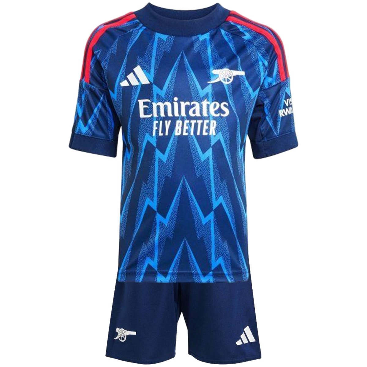 Kid's Arsenal Away Soccer Jersey Kit(Jersey+Shorts+Socks) 2025/26 Blue