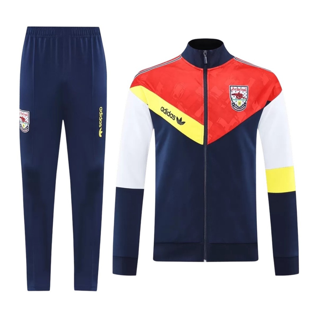 25/26 Arsenal Training Jacket Kit(Jacket+Pants) Navy&Red