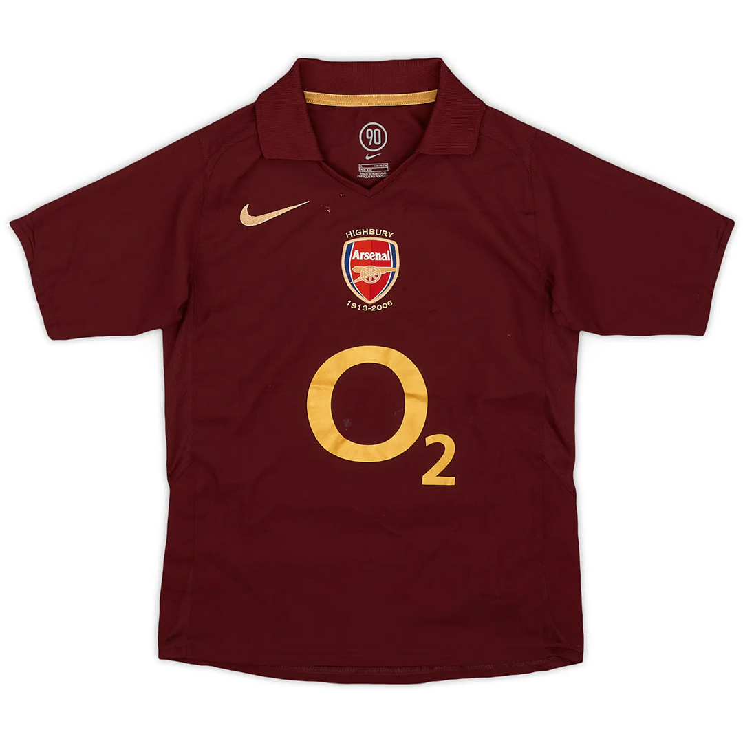 FABREGAS #15 Retro Arsenal Home Jersey 2005/06