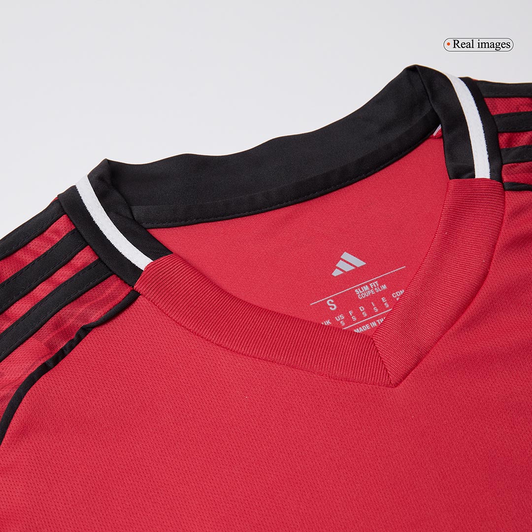 Manchester United Home Soccer Jersey Kit(Jersey+Shorts) 2025/26 Red