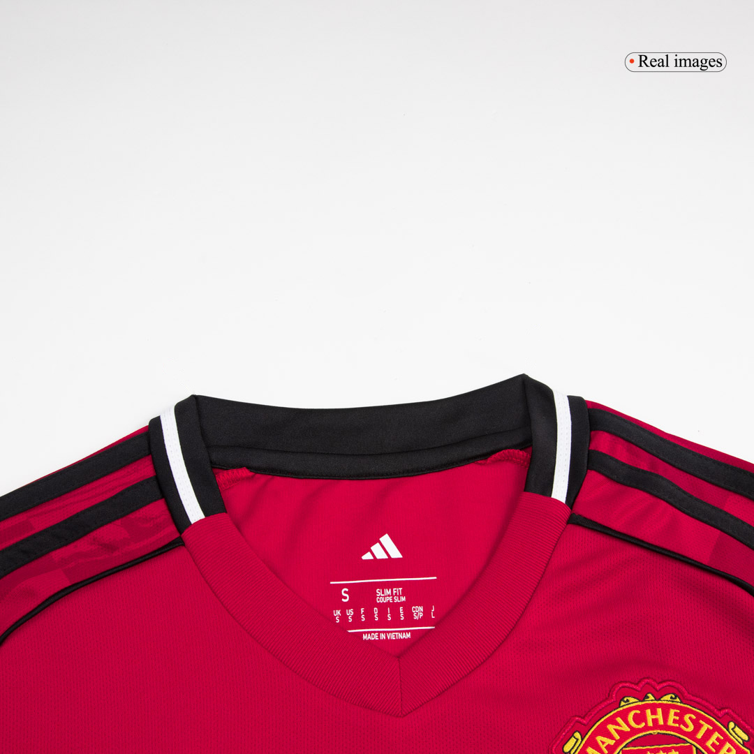 Manchester United Home Soccer Jersey Kit(Jersey+Shorts+Socks) 2025/26 Red