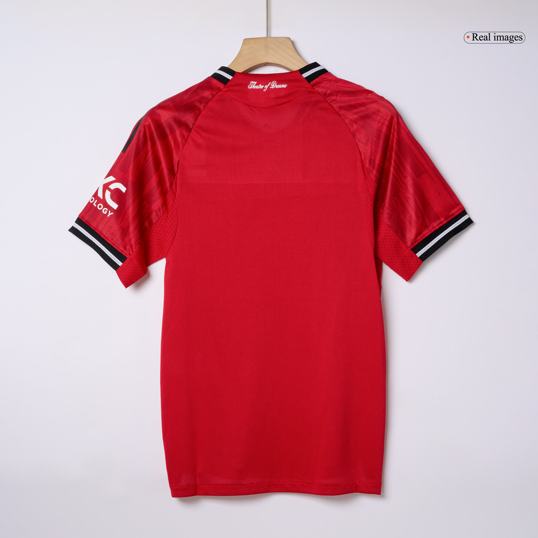 B.FERNANDES #8 Manchester United Home Match Jersey Player Version 2025/26