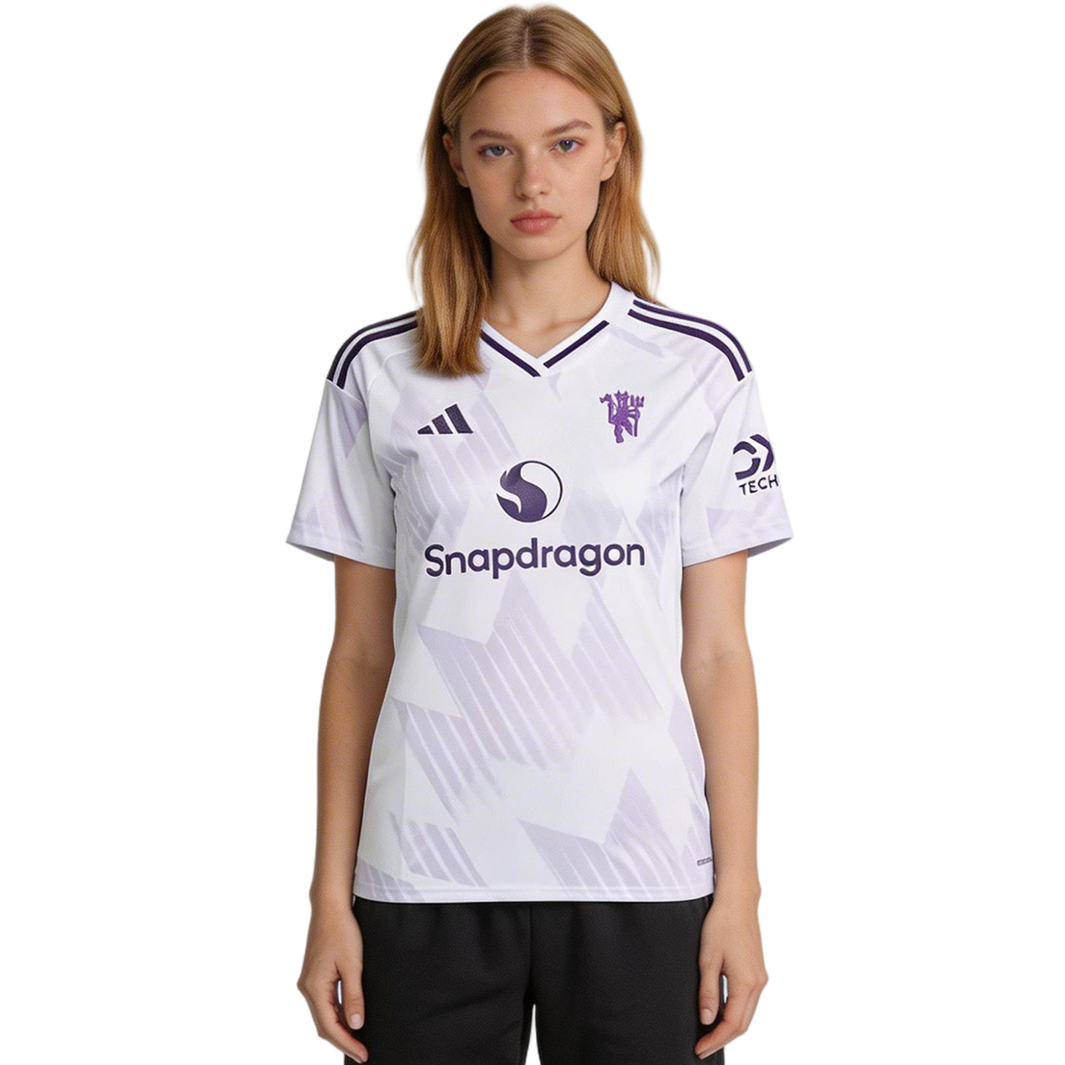 Women's Manchester United Away Soccer Jersey 25/26 White