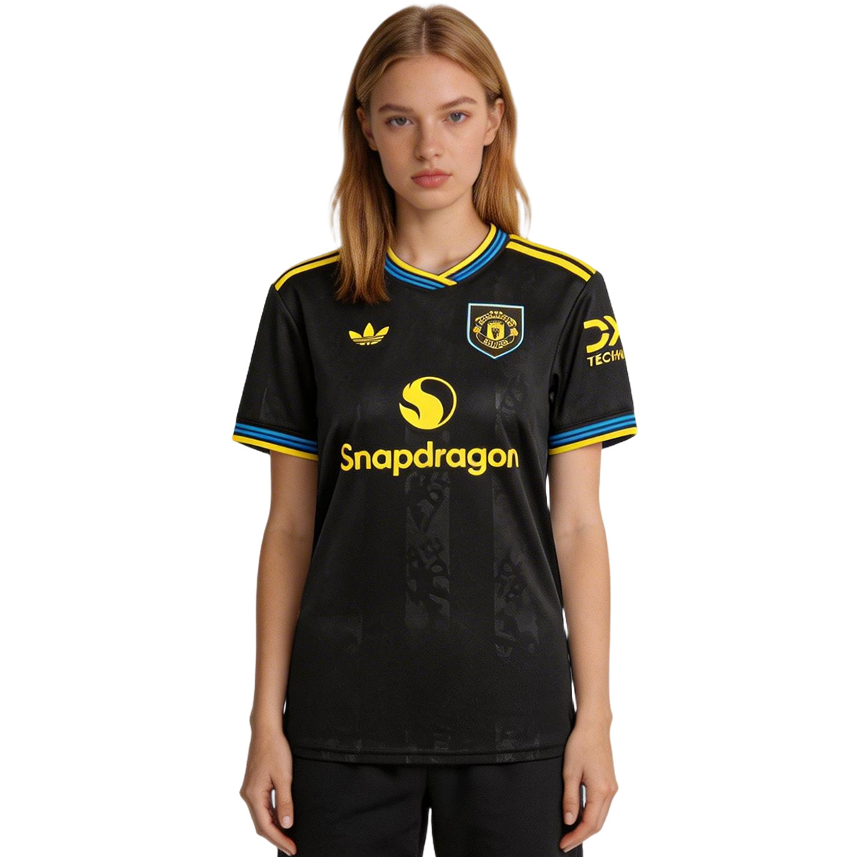 Women's Manchester United Third Away Soccer Jersey 2025/26 Black