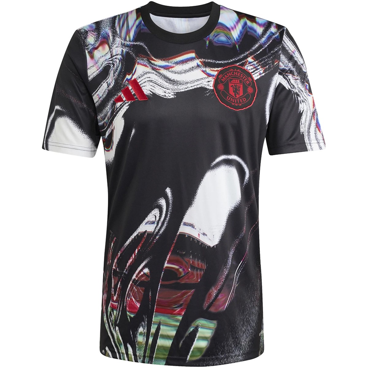 Manchester United Pre-Match Soccer Jersey 25/26 Black