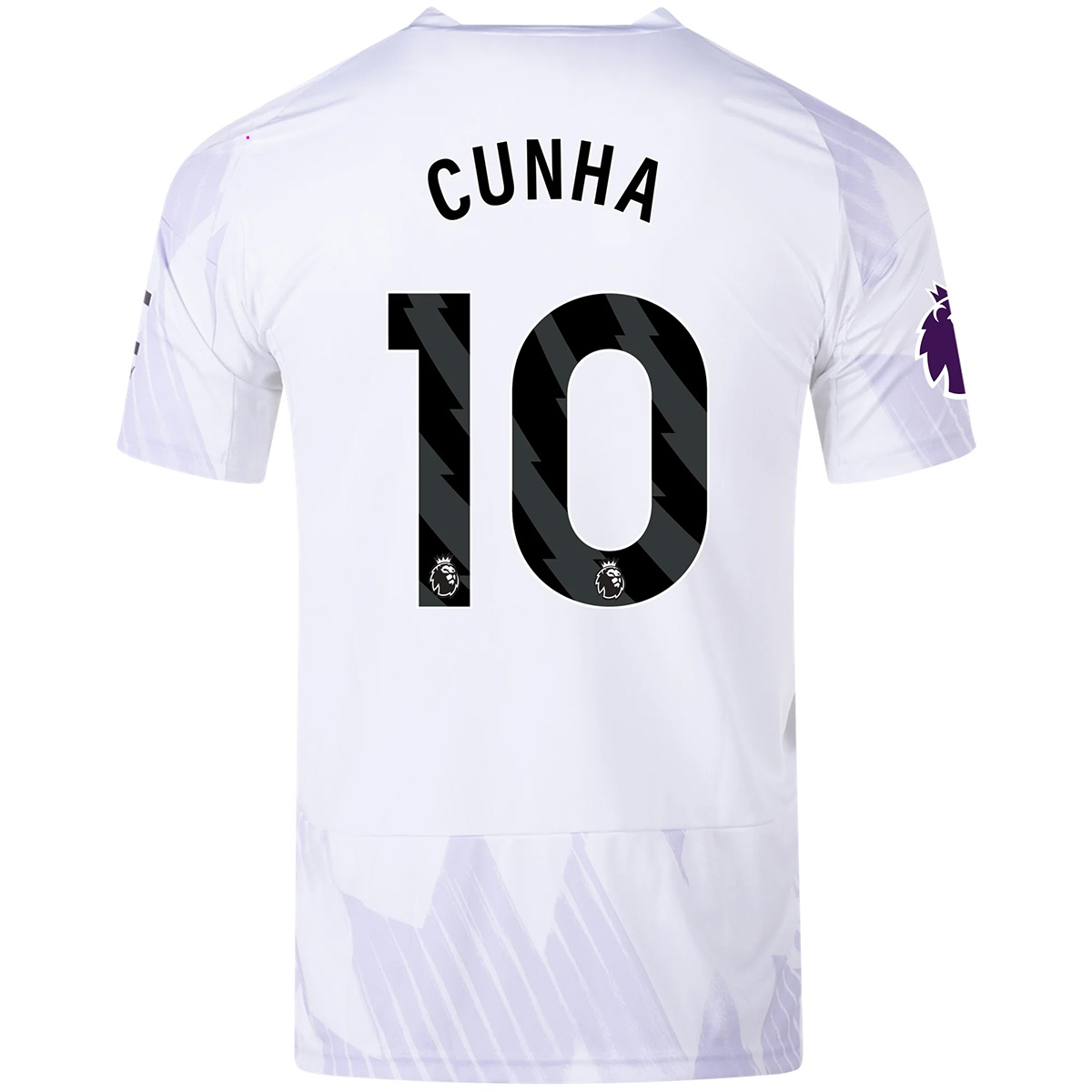 Cunha #10 Manchester United Away Jersey 2025/26 White