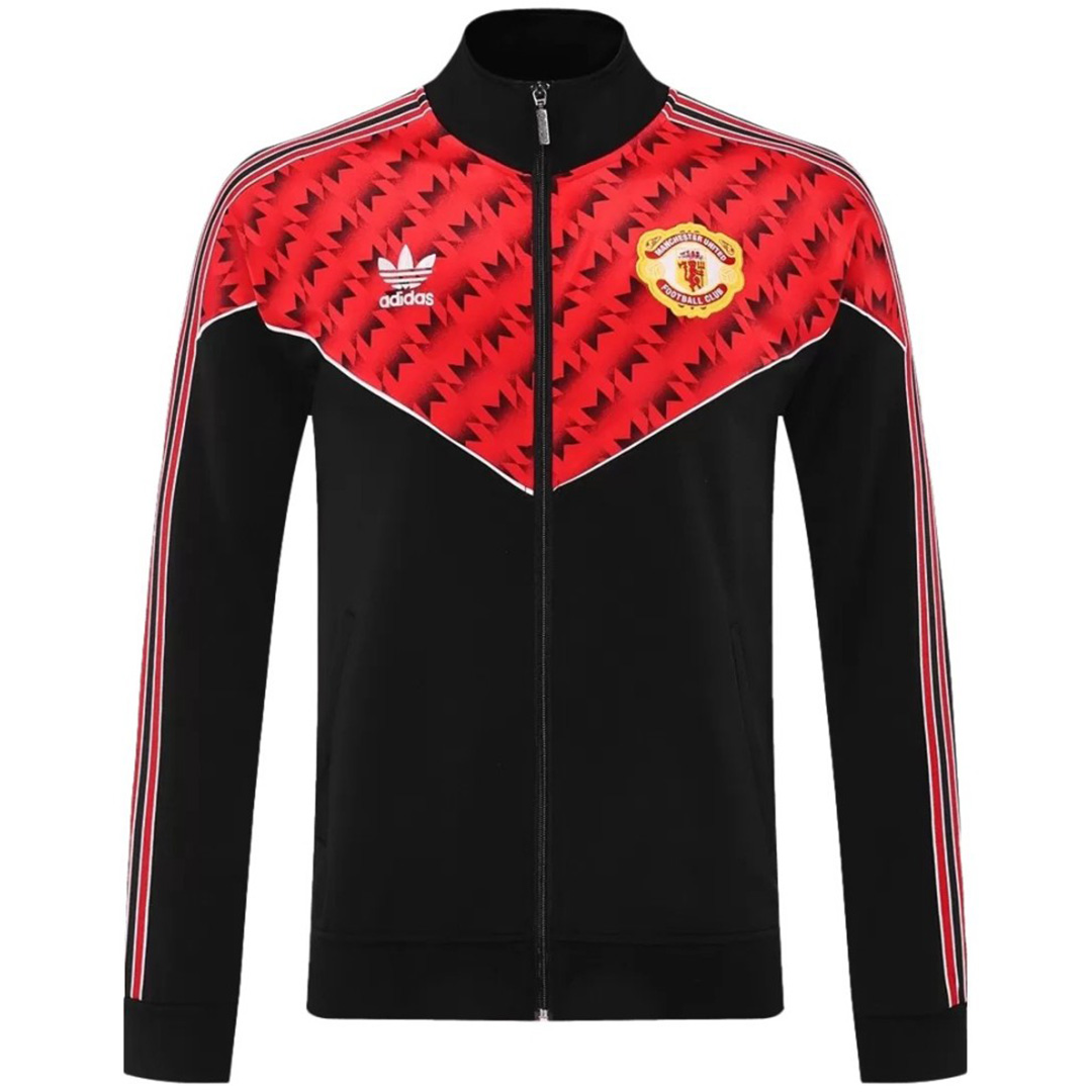 25/26 Manchester United Training Jacket Red&Black