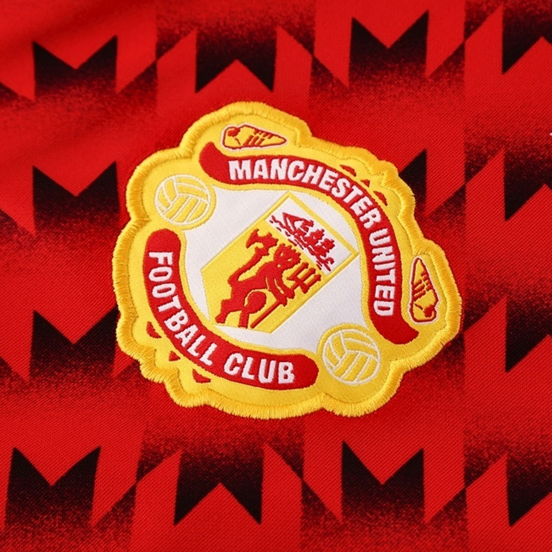 25/26 Manchester United Training Jacket Red&Black