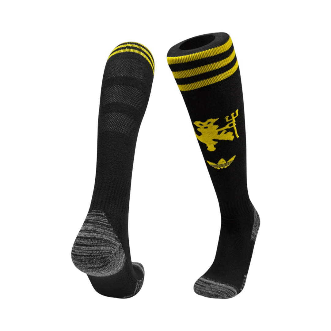 Kid's 25/26 Manchester United Third Socks Black