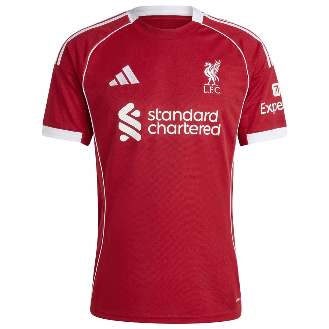 Liverpool Home Soccer Jersey Kit(Jersey+Shorts) 25/26 Red