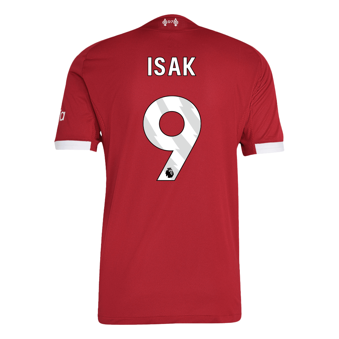 ISAK #9 Authentic Liverpool Home Soccer Jersey 25/26 Red