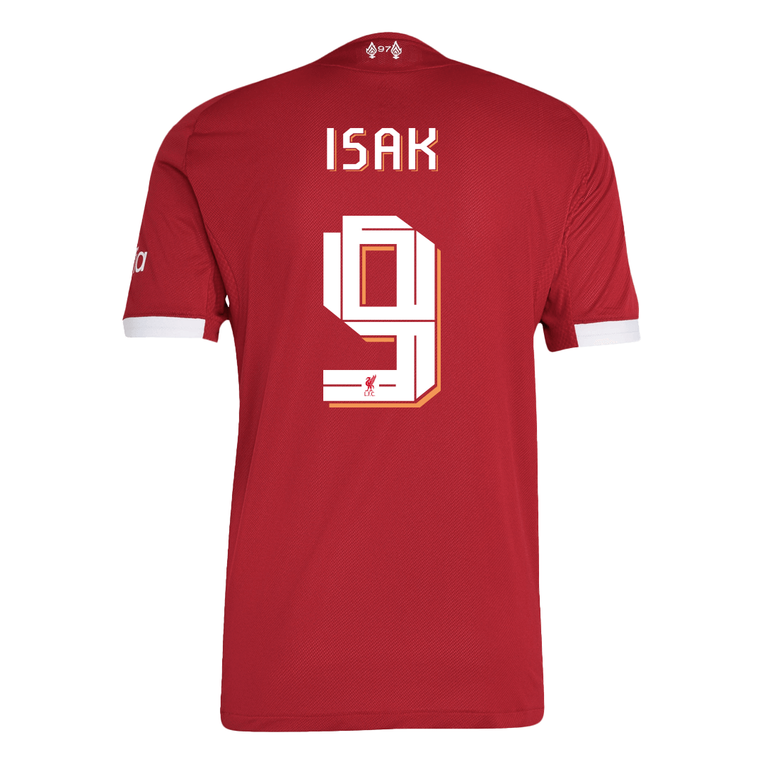 ISAK #9 Authentic Liverpool Home Soccer Jersey 25/26 Red - UCL