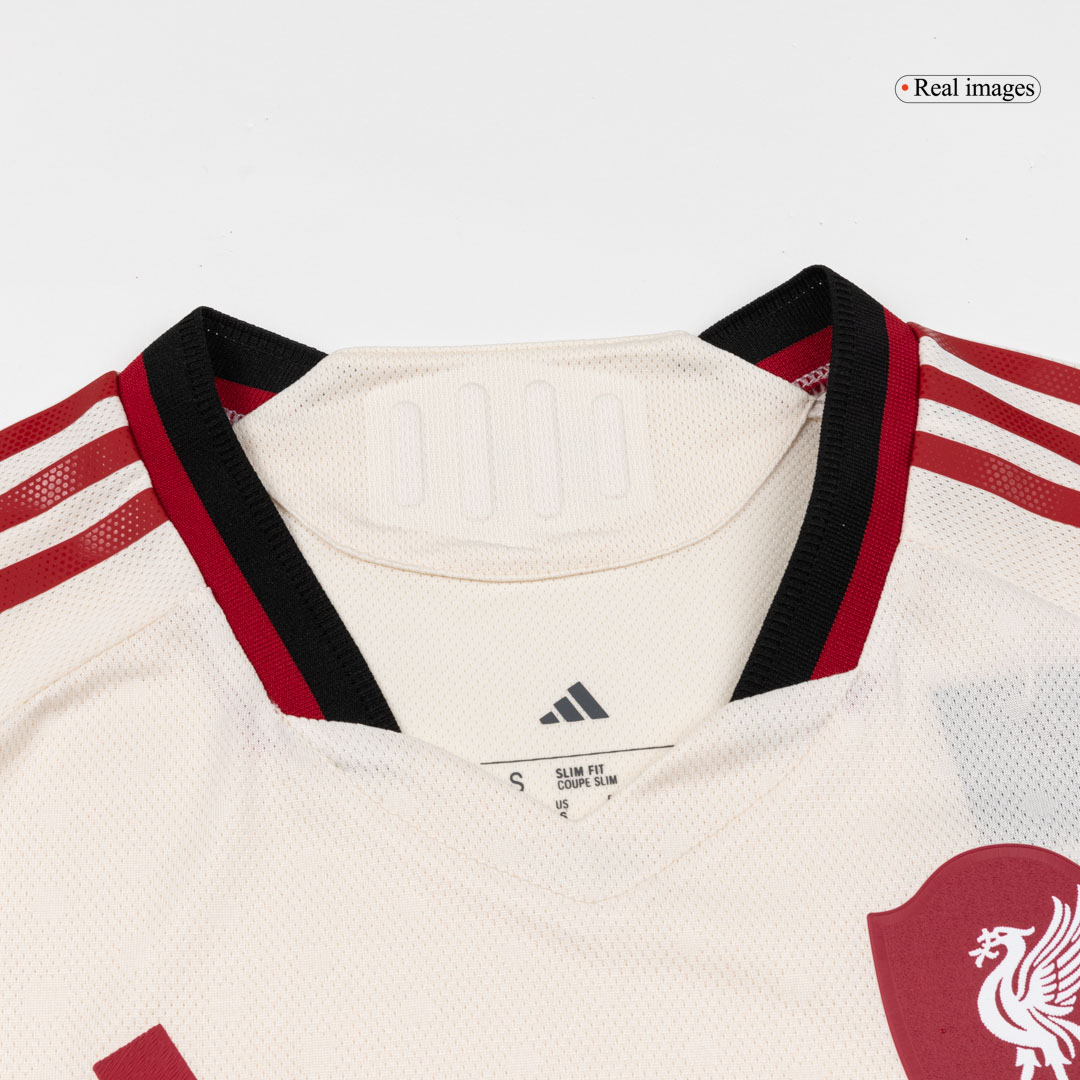 ISAK #9 Authentic Liverpool Away Soccer Jersey 25/26 White