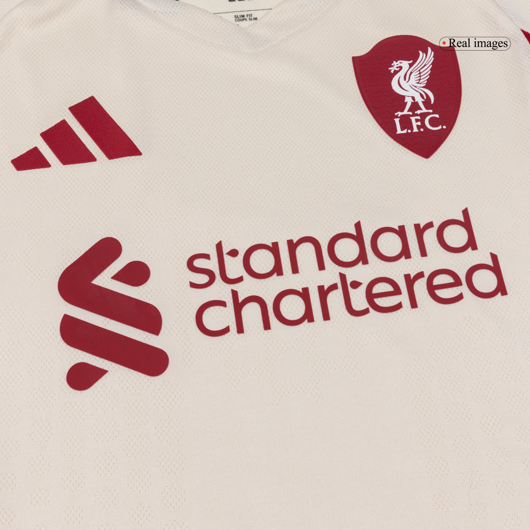 ISAK #9 Authentic Liverpool Away Soccer Jersey 25/26 White