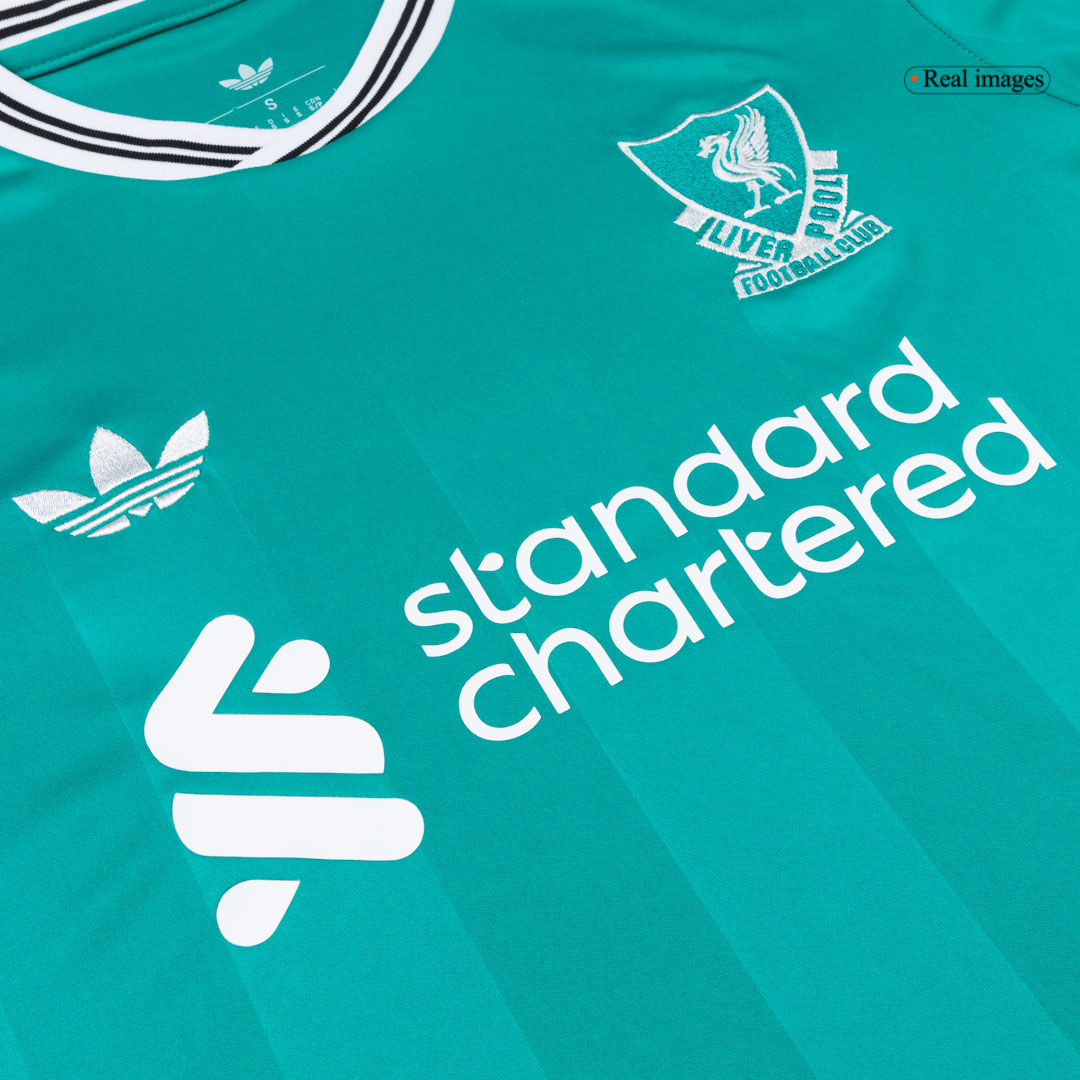 25/26 Liverpool Third Soccer Jersey Kit(Jersey+Shorts) Green