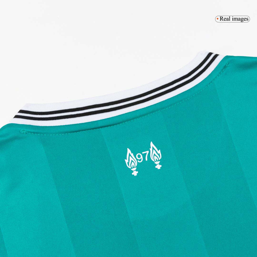 25/26 Liverpool Third Soccer Jersey Kit(Jersey+Shorts) Green