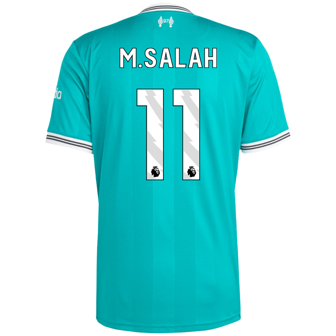 M.SALAH #11 25/26 Liverpool Third Away Jersey Green