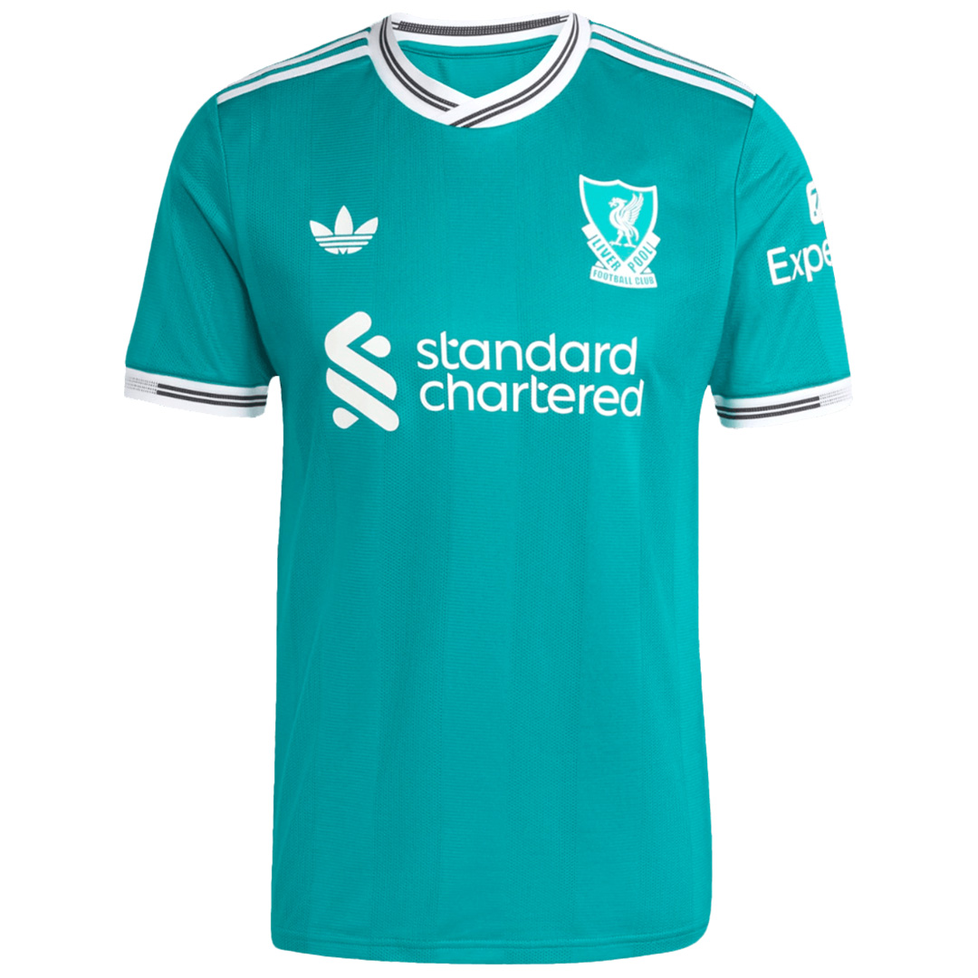 Authentic Liverpool Third Away Soccer Jersey 25/26 Green