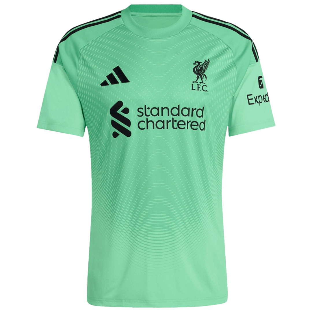 Liverpool Goalkeeper Soccer Jersey 25/26 Green